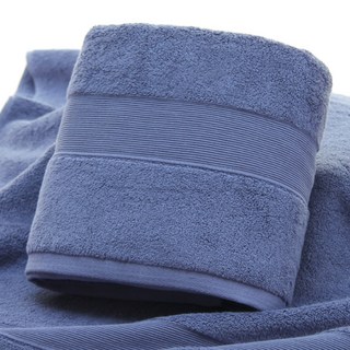 頂級雪茄 TCR 酒店純棉大浴巾 650g 棉紗, 藍色, 1入