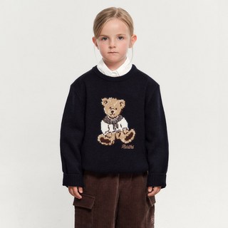 MaritheFrancoisGirbaud 兒童款 BEAR 提花針織套頭衫