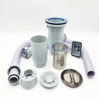 스텐 소형 싱크대망 배수구 세트, 1세트