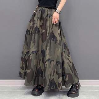 QUEEN & JOY Lentid 軍裝風傘狀長裙