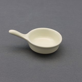 Dalsogum 可愛把手醬料碟 7 x 10.5 x 3 cm, 象牙白(亮光), 1個