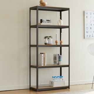 Trebel 緊湊型預製鋼角架 5 步, 深灰色, 5層