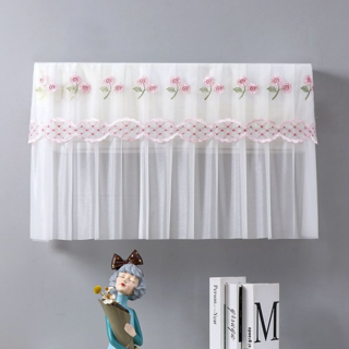 Lilypick 可愛壁掛式冷氣防直吹擋風板 玫瑰 94 x 20 cm, 1個, 單一商品