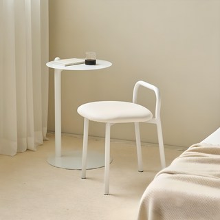 MAISON DE COMME MA MELLOW 矮凳, 粉末白, 1個