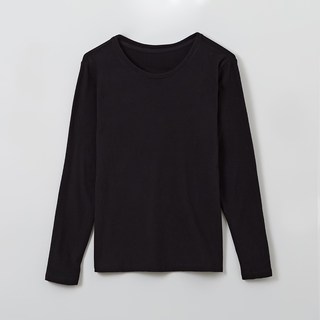 SPAO 女性用 Warm Tech Everywhere 刷毛發熱內衣 圓領長袖T恤10分 SPYVD4VU10