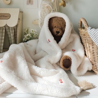 Uterus 嬰幼兒超細纖維毯, 櫻桃