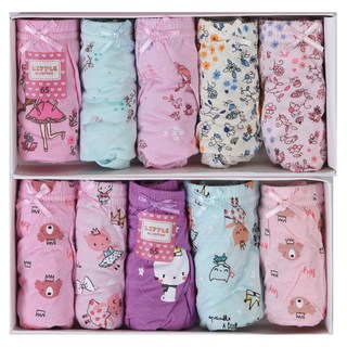 bluepine TS7 女童三角內褲10件組 5253