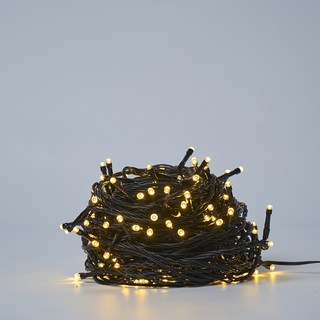 홈트너 크리스마스 트리전구 감성조명 무드등 LED 300구 + 점멸기 세트, 검정선 + 전구색, 30m, 1세트