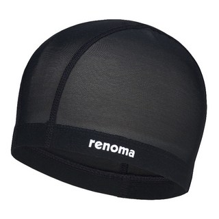 Renoma 成人網眼彈性泳帽 RO-RC2E301-BK, 黑色, 1個
