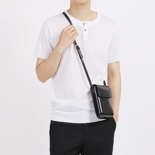 DKA 男士Blossom亨利領針織短袖T恤 F06Y3_tc5142