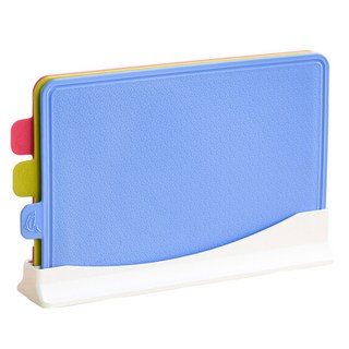 Dolee Fun 三色分類砧板組 PP塑料, 1組, 3個砧板 + 砧板架