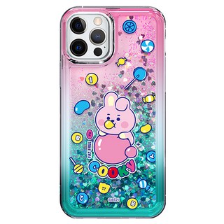 BT21 Jelly Candy流沙亮片手機軟殼