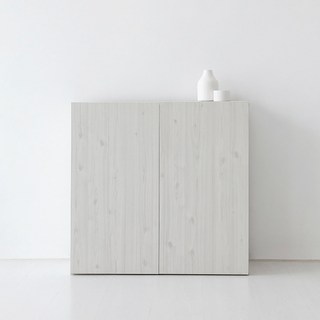 마켓비 미란스 2문 콘솔수납장 CAM7880, 화이트파인베니어