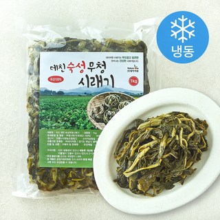 국내산 데친 숙성 무청시래기 (냉동), 1개, 1kg