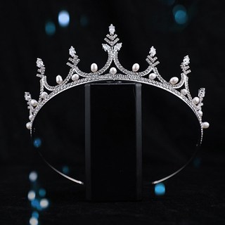 Lunaglam 頂級高格調系列 新娘婚禮頭飾 王冠 皇冠 WC455, O 型, 1個