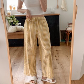 스타일디오 여성용 이지 체크 파자마 잠옷 바지