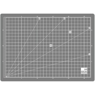 WINSTAR 彩色桌墊 A4 灰色, 灰色的