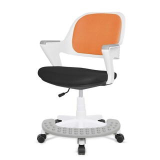 CHAIR FOCUS AladdinFlo AR-369 白色椅身腳凳, 雙色橘