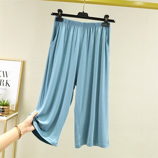 星星口袋鬆緊帶孕婦七分褲