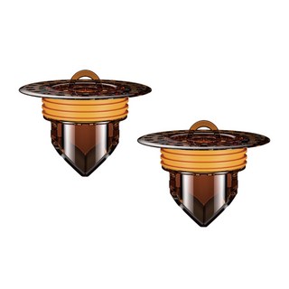 小麥購物 G876 防臭地漏芯 茶色 28g, 2個