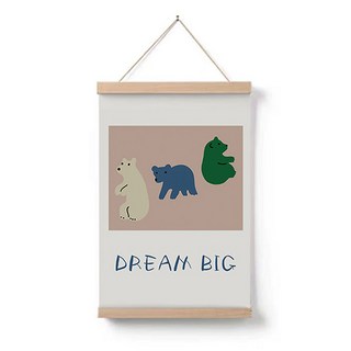 德普羅商務 簡約動物壁掛裝飾布海報, H 夢想高飛