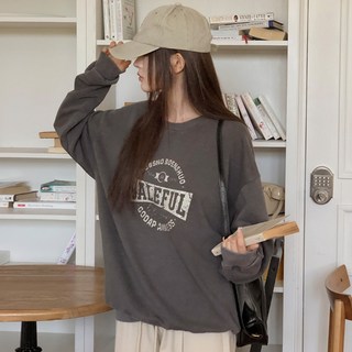 VANILLA MINT 女款 56 顏料水洗寬鬆大學T