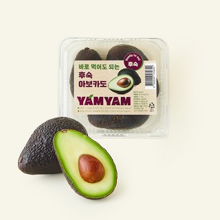 칠레산 YAM YAM 바로먹어도 되는 후숙 아보카도 3~4개입, 1개, 600g
