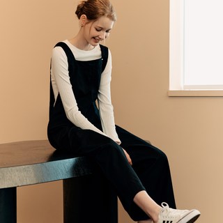 ZERO STREET 牛仔連身吊帶褲