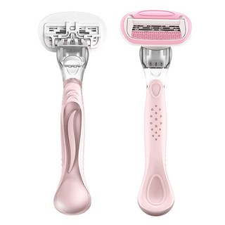 킵샌딩 여성용 제모 4중날 면도기, 1개입, 2개