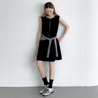 VAN AKE 半拉鍊無袖連身褲