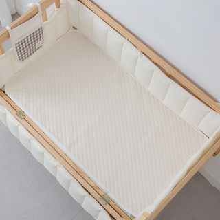 AiRabbit 嬰幼兒用防滑純棉防水墊 適用Petitlapin Modo L, 象牙白, 1個