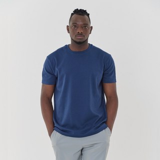 몰든 남성용 베이직 세미 오버핏 무지 티셔츠