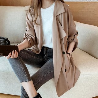 Elsso 寬鬆版型春秋時尚風衣