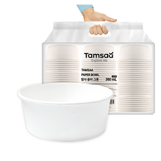 Tamsaa 紙碗 380ml 優質原紙製, 150個, 1包