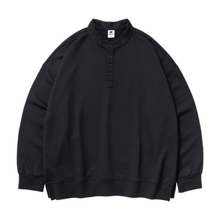 엠씨티 문컬렉션 베이직 오버핏 차이나 단추 맨투맨