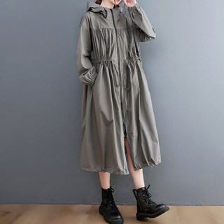 ATTERLIC Seine 連帽束帶長版風衣 10835