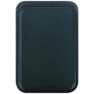 SINJIMORU 磁力強化 MagSafe M Bika 皮革卡包, 海洋藍, 1個