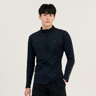 위크나인 남성용 헌터 집업 긴팔 래쉬가드