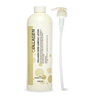 eSTHETIC HOUSE 膠原蛋白乳液 含海洋膠原蛋白10 000mg 含海藻花、蜀葵、菊花、紅花萃取物, 1瓶, 1L