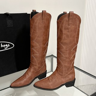 刺繡亮點西部靴