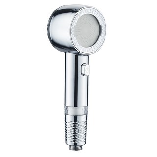 西格傢飾 過濾增壓蓮蓬頭 冰川銀 過濾雜質 增壓節水 一鍵止水, 1個