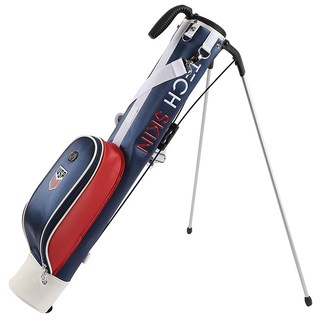 TECH SKIN USA版立式高爾夫球包, 海軍+白色