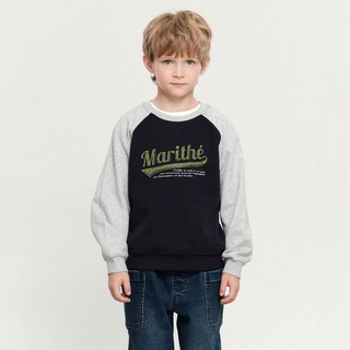 MaritheFrancoisGirbaud 兒童 VINTAGE BASEBALL RAGLAN SWEATSHIRT