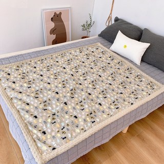 bebehome 柔軟親膚顆粒安撫毯 加厚款, 可愛小兔