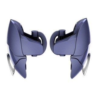 AWESOME CONCEPT 藍鯊PUBG手機4指遊戲觸控板機雙手套組, ABGT3, 1組, 藍色