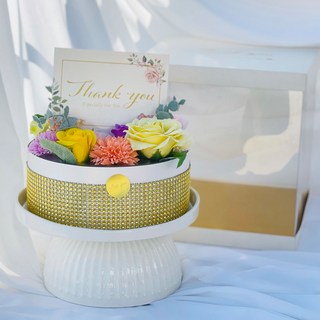 Lovely Farm 華麗春日 反轉零用錢蛋糕 + 5款反轉卡片套組, 黃色混色