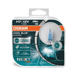 OSRAM 歐司朗 Cool Blue Intense Gen2 5000K 鹵素燈泡 2入, 1個, H7