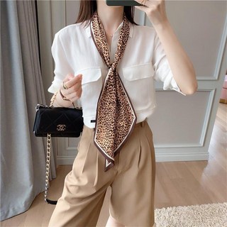 Moirbella 女款赫希豹紋圖案圍巾