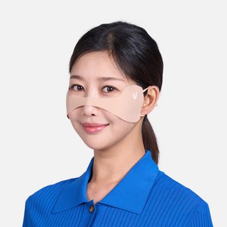 U2SPORTS MS7T 蝴蝶面罩, 淺褐色, 1個