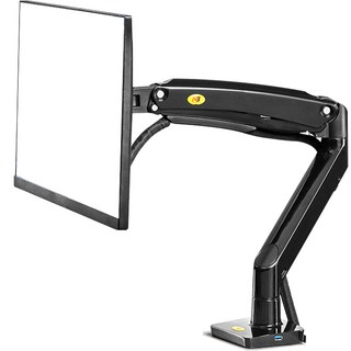 NORTH BAYOU 高承重單臂顯示器支架 F100A-B, 金屬黑, 1個